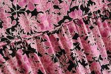Load image into Gallery viewer, Floral print, Boho Maxi dress,Vintage sundress