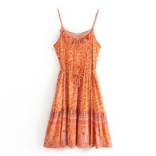 Load image into Gallery viewer, Floral print,mini dress ,Boho dress