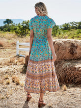Load image into Gallery viewer, Boho Dress ,Floral Print ,Maxi Dress