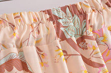 Load image into Gallery viewer, Peacock Floral Print,Bohemian Maxi Skirts,Boho Skirts