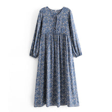 Load image into Gallery viewer, Maxi Dress, Boho Sundress,Floral Print