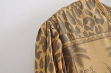 Load image into Gallery viewer, Maxi Dress, Boho Sundress,Leopard Print