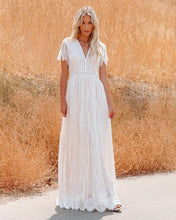 Load image into Gallery viewer, Lace Hollow Out, Bohemian Maxi Dress,Boho Dresses