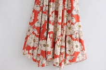 Load image into Gallery viewer, Floral Print,Vintage Sundress,Boho Maxi Dress