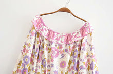Load image into Gallery viewer, Boho Sets,Maxi Skirt and Tops, Wild Flower