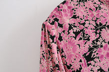 Load image into Gallery viewer, Floral print, Boho Maxi dress,Vintage sundress