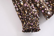 Load image into Gallery viewer, Floral Print, Bohemian Blouses, Boho Shirts