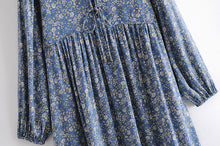 Load image into Gallery viewer, Maxi Dress, Boho Sundress,Floral Print