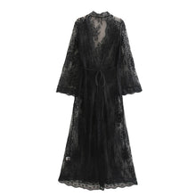 Load image into Gallery viewer, Boho Kimono, Cover-ups Robe,Lace Hollow Out