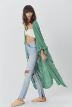 Load image into Gallery viewer, Solid Fancy Lace, Bohemian Maxi Dress,Boho Kimono