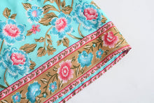 Load image into Gallery viewer, Floral Print, Off Shoulder Maxi Dress,Boho Dress