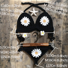 Load image into Gallery viewer, Hollow floral Pattern,Bikini Swimsuit,Biquini Swim Beachwear