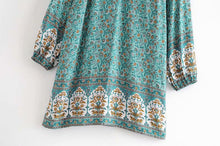 Load image into Gallery viewer, Mini Dress, Boho Sundress,Floral print