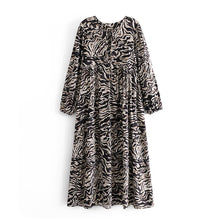 Load image into Gallery viewer, Maxi Dress, Boho Sundress,stripe Print