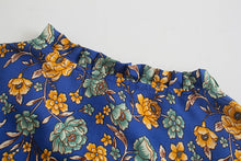 Load image into Gallery viewer, Floral Print,Bohemian Mini Dress,Boho Sundress