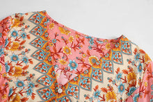 Load image into Gallery viewer, Mini Dress, Boho Sundress,Floral Print
