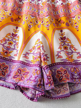 Load image into Gallery viewer, Floarl print,Boho Bodysuits  , bohemian  Rompers Jumpsuit