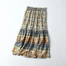 Load image into Gallery viewer, Boho Skirt, Maxi Skirt, Wild Flower