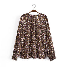 Load image into Gallery viewer, Floral Print, Bohemian Blouses, Boho Shirts