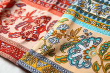 Load image into Gallery viewer, Red Floral Print, Boho Bodysuits,Bohemian Rompers