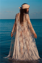 Load image into Gallery viewer, Boho Kimono, Cover-ups Robe,Lace Hollow Out