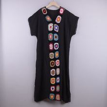 Load image into Gallery viewer, Solid Embroidery, Bohemian Maxi Dress,Boho Sundress