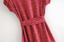 Load image into Gallery viewer, Mini Dress, Boho Sundress,Floral print