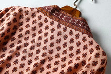 Load image into Gallery viewer, Pink Floral Print,Bohemian Kimono,Boho Robe