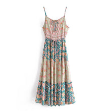 Load image into Gallery viewer, Floral Print, Bohemian Dress,Boho Maxi Dress