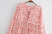 Load image into Gallery viewer, Maxi Dress, Boho Sundress,Floral Print