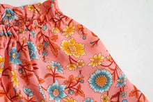 Load image into Gallery viewer, Boho Blouse, Vintage beach Shirt,Floral print