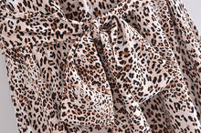 Load image into Gallery viewer, Leopard print ,Bohemian maxi dress, Boho sundress