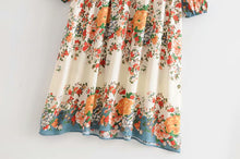 Load image into Gallery viewer, Floral Print,Bohemian Maxi Dress,Boho Dress