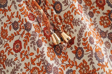 Load image into Gallery viewer, Floral print,Bohemian maxi sundress, Boho dress