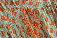 Load image into Gallery viewer, Floral Print,Bohemian Maxi Dress,Boho Dresses Robe