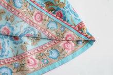 Load image into Gallery viewer, Floral Print V-neck,Boho Sundress,Boho Mini Dress