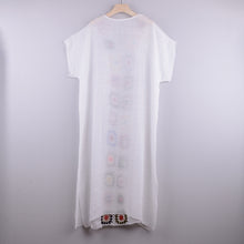 Load image into Gallery viewer, Solid Embroidery, Bohemian Maxi Dress,Boho Sundress