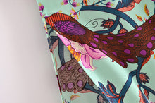 Load image into Gallery viewer, Peacock Floral Print,Bohemian Maxi Skirts,Boho Skirts