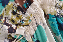 Load image into Gallery viewer, Floral Print,Bohemian Maxi Dress,Boho Sundress