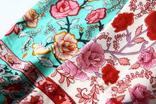 Load image into Gallery viewer, Boho Blouse, Vintage Blouse,Rose Floral Tops