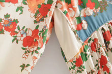 Load image into Gallery viewer, Floral Print,Bohemian Maxi Dress,Boho Dress
