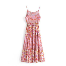 Load image into Gallery viewer, Floral Print, Bohemian Dress,Boho Maxi Dress