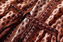 Load image into Gallery viewer, Pink Floral Print,Bohemian Kimono,Boho Robe