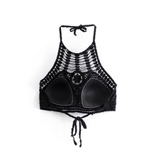 Load image into Gallery viewer, Hollow Out,Bohemian Crop Tops,Sexy Camis