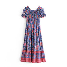 Load image into Gallery viewer, Floral print ,Boho midi dress, Boho sundress