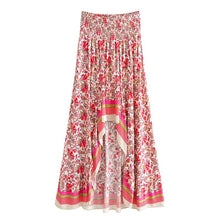 Load image into Gallery viewer, Boho Skirt, Maxi Skirt, Wild Flower