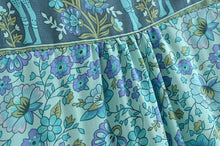Load image into Gallery viewer, Floral Print , Bohemian Sundress,Boho Maxi Dress