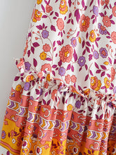 Load image into Gallery viewer, Pink Floral,Mini Skirts and Tops,Boho Sets