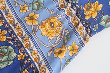 Load image into Gallery viewer, Floral Print,Bohemian Maxi Dress ,Boho Sundress