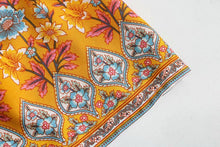 Load image into Gallery viewer, Floral Print Sundress,off Shoulder Boho Dress ,Maxi Dress